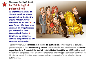 A partir de la resoluci�n de la IGJ en las elecciones de autoridades no podr�a haber m�s poderes.