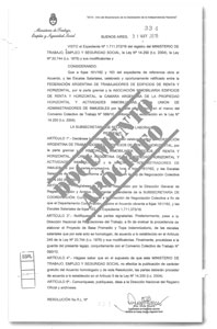 El documento us� los logotipos, firmas y sellos del Ministerio para parecer original.